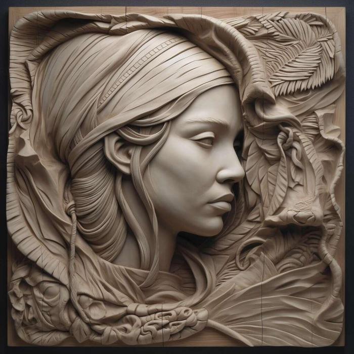 نموذج ثلاثي الأبعاد لآلة CNC 3D Art 